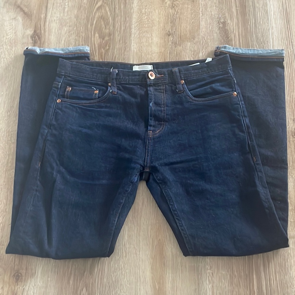 Unbranded UB222 tapered stretch selvedge size 33. Smoke free home.